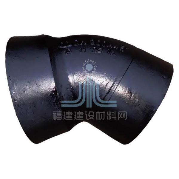 球墨承插22.5度弯头