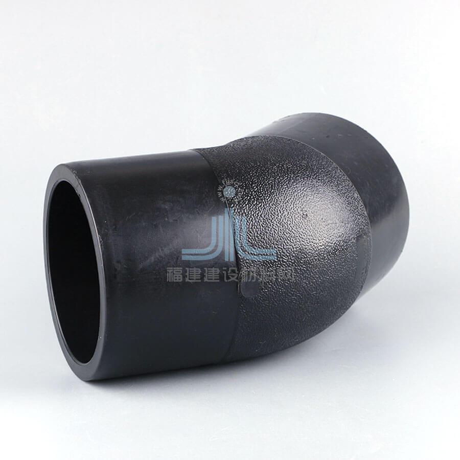 PE承插45度弯头(黑)
