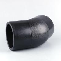 PE承插45度弯头(黑)