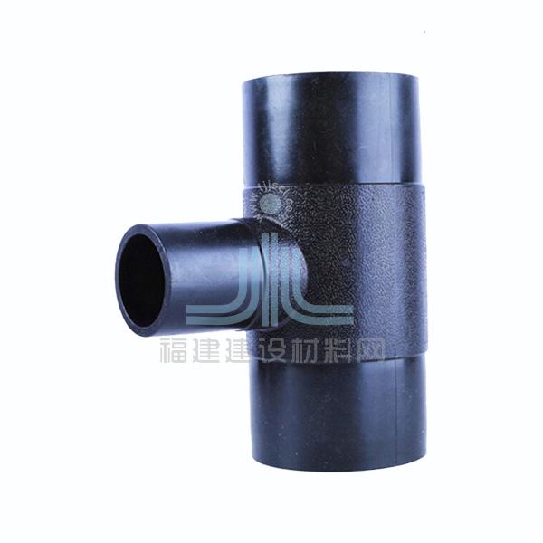 PE对接异径三通(黑)