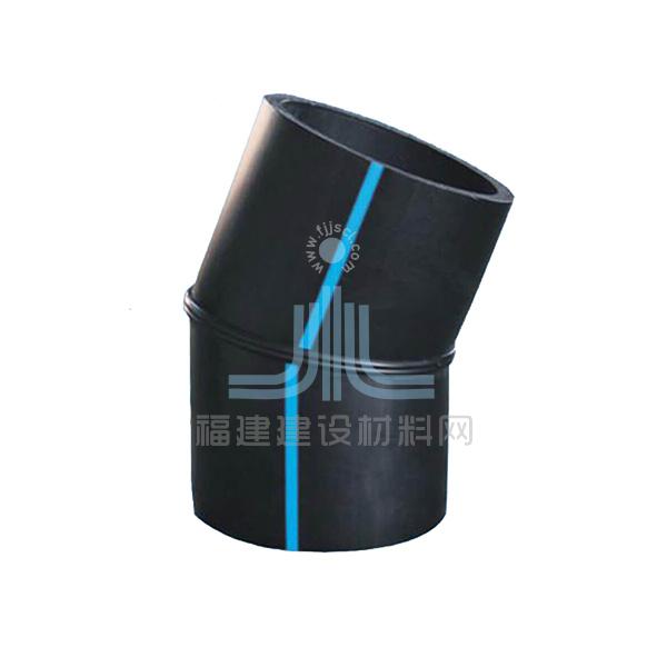 PE焊制22.5度弯头(黑)