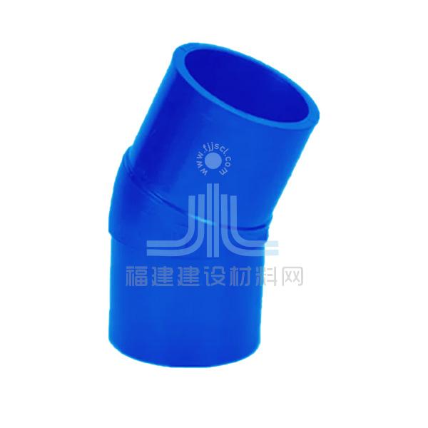 PE焊制11.25度弯头(蓝)